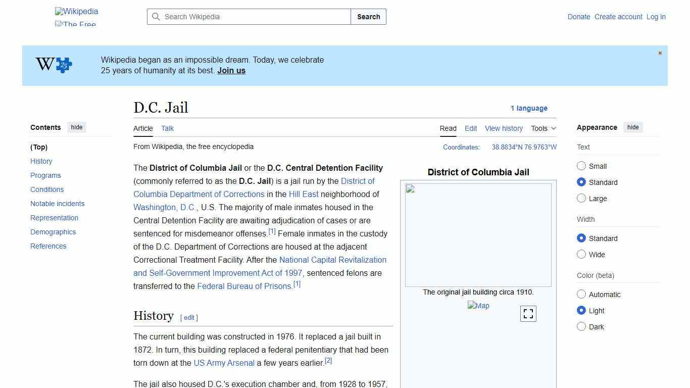 D.C. Jail - Wikipedia